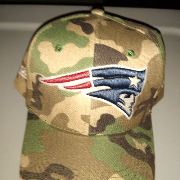 New England Patriots camouflage adjustable hat new without tags - Picture 1 of 5